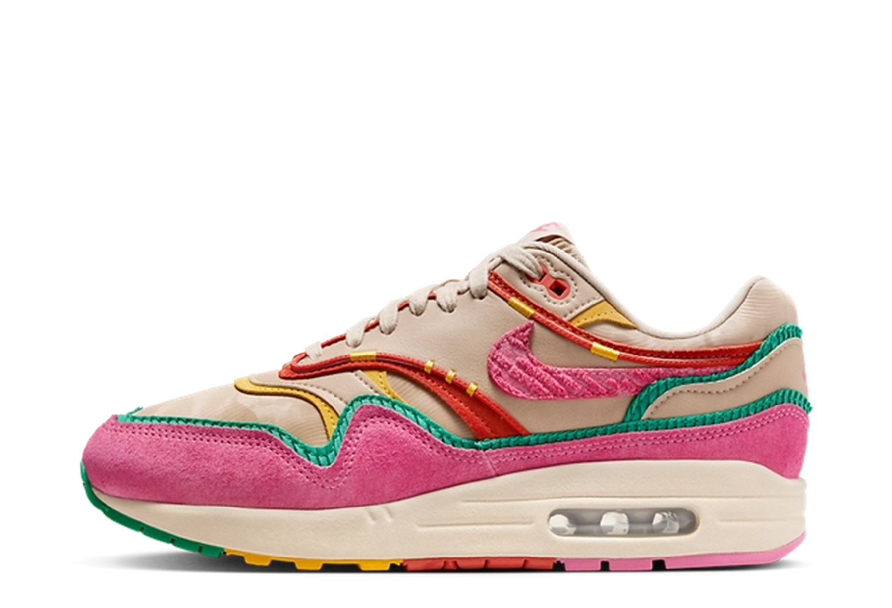 Nike Air Max 1 PRM 'Familia' (2023) Hemp/Pinksicle/Sanddrift sneaker – authenticated on KLEKT