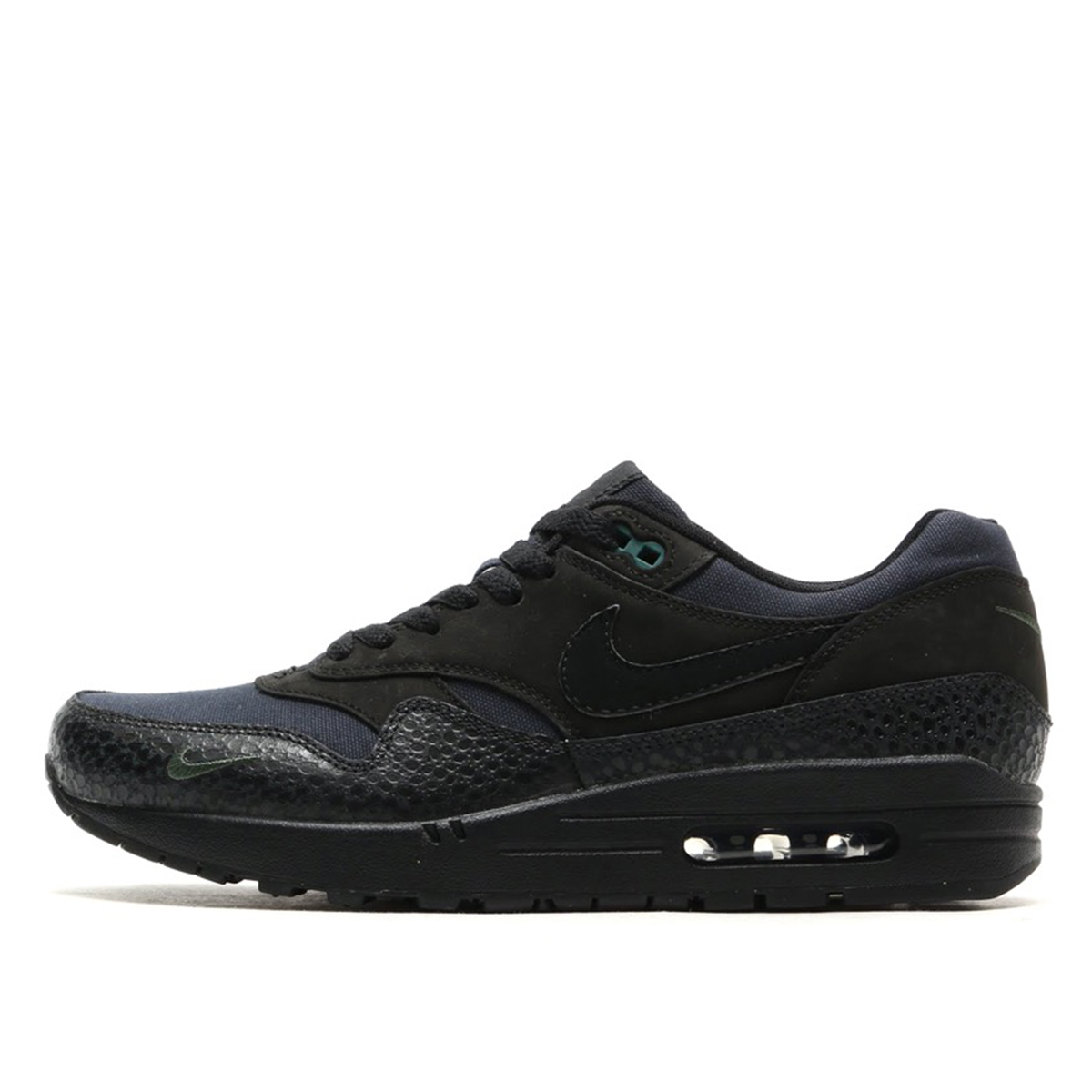 Nike Air Max 1 Black/Black-Bonsai sneaker – authenticated on KLEKT