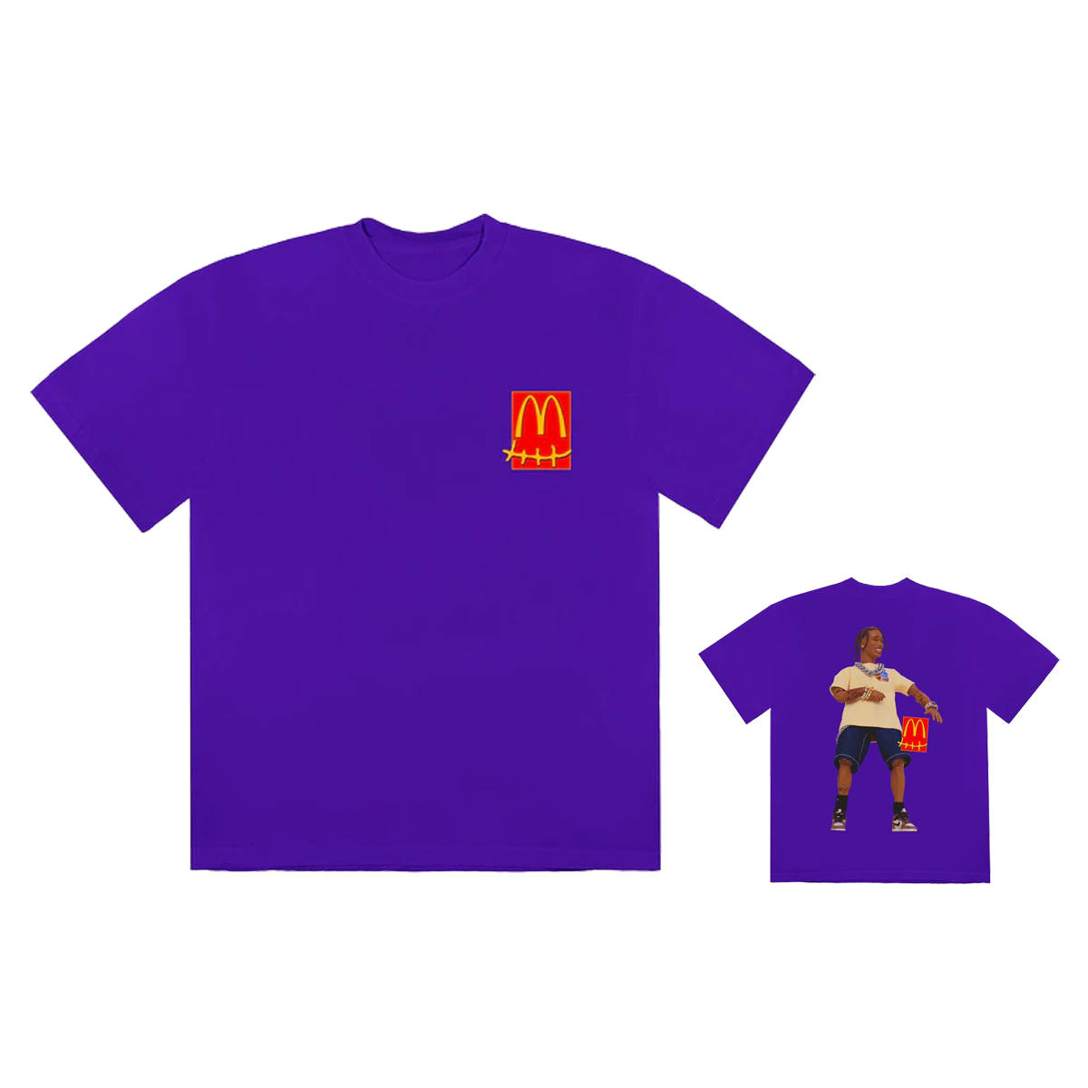 Travis Scott x McDonald's Action Figure Series II T-Shirt Purple (FW20) sneaker – authenticated on KLEKT