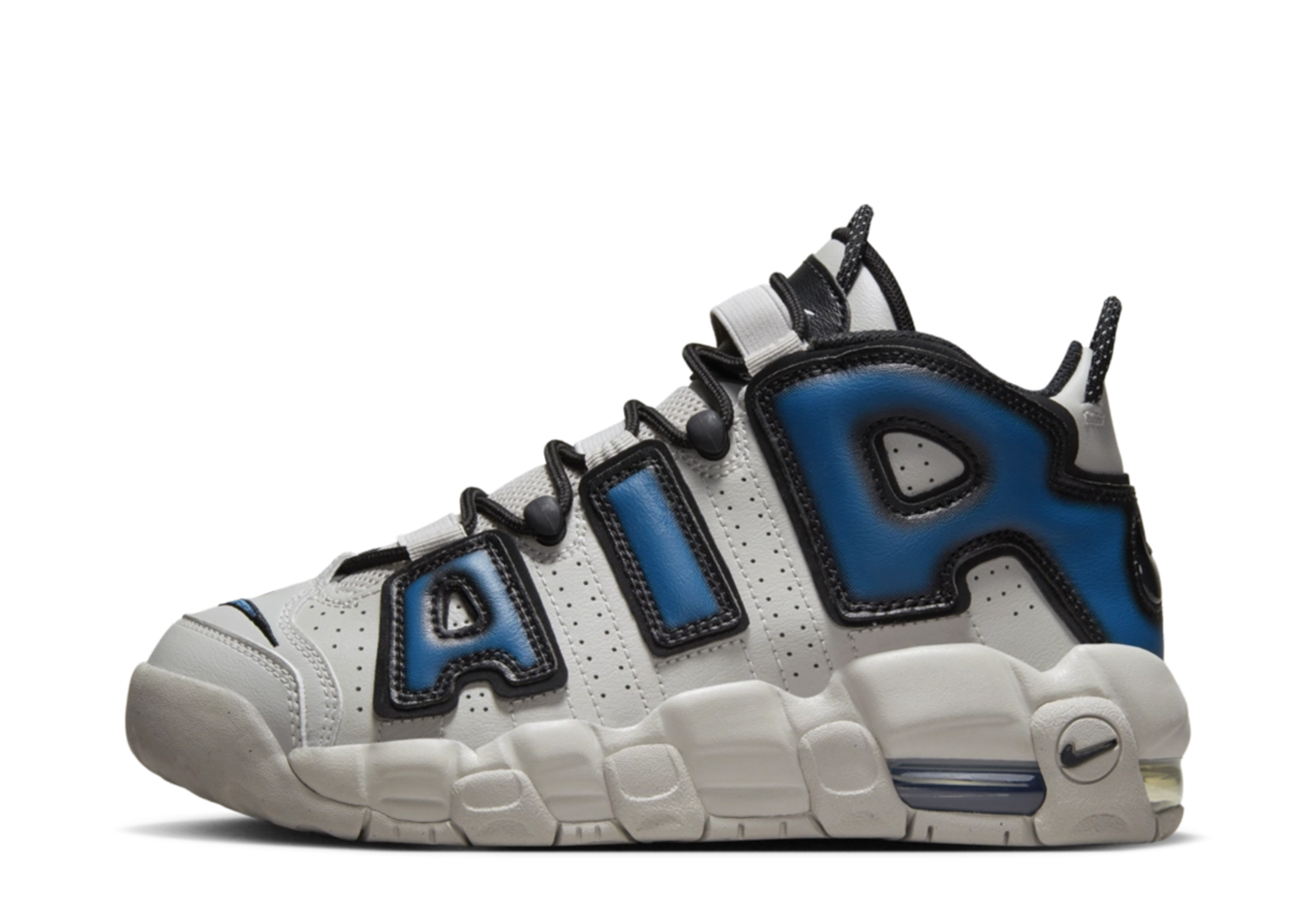 Nike Air More Uptempo GS 'Industrial Blue' (2023) Pure Platinum/Burnished Teal/Industrial Blue sneaker – authenticated on KLEKT