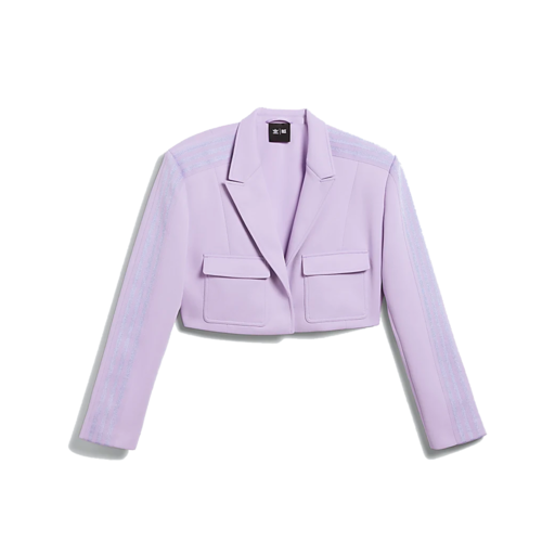 Adidas x Ivy Park Cropped Suit Jacket (Plus Size) Purple Glow Purple Glow (SS21)