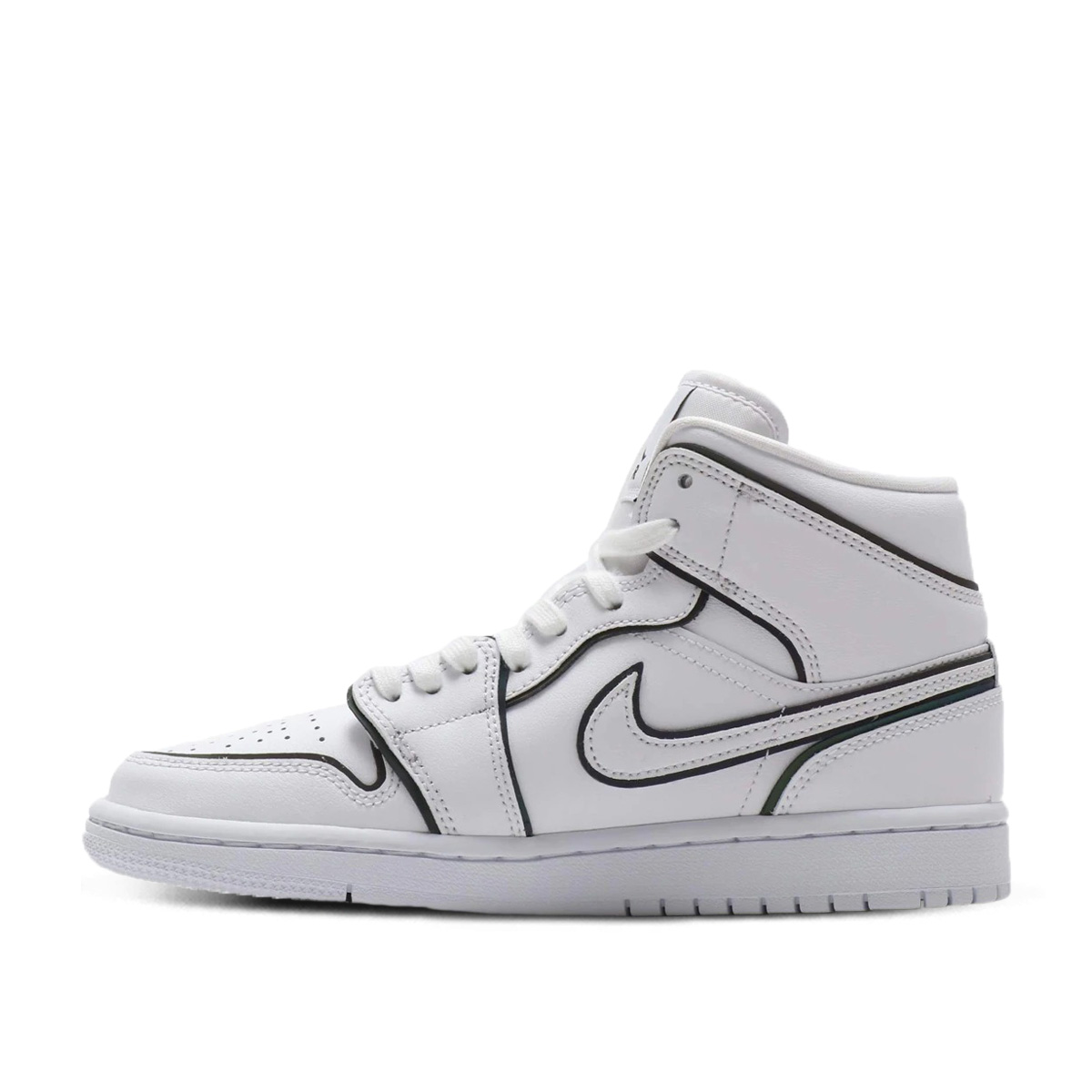 Air Jordan 1 Mid WMNS Iridescent Reflective White (2020) sneaker – authenticated on KLEKT