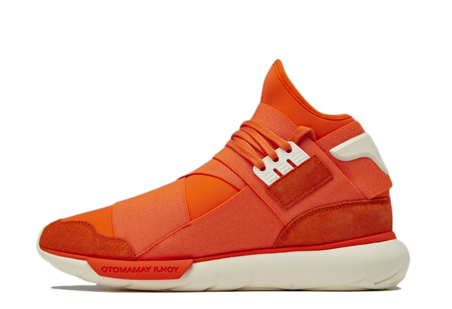 Adidas Y-3 Qasa High 'Orange' (2023) Orange/Cream White sneaker – authenticated on KLEKT