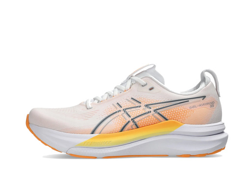 ASICS GEL-KAYANO 33 'White/Stadium Orange' (2026) – authenticated on KLEKT
