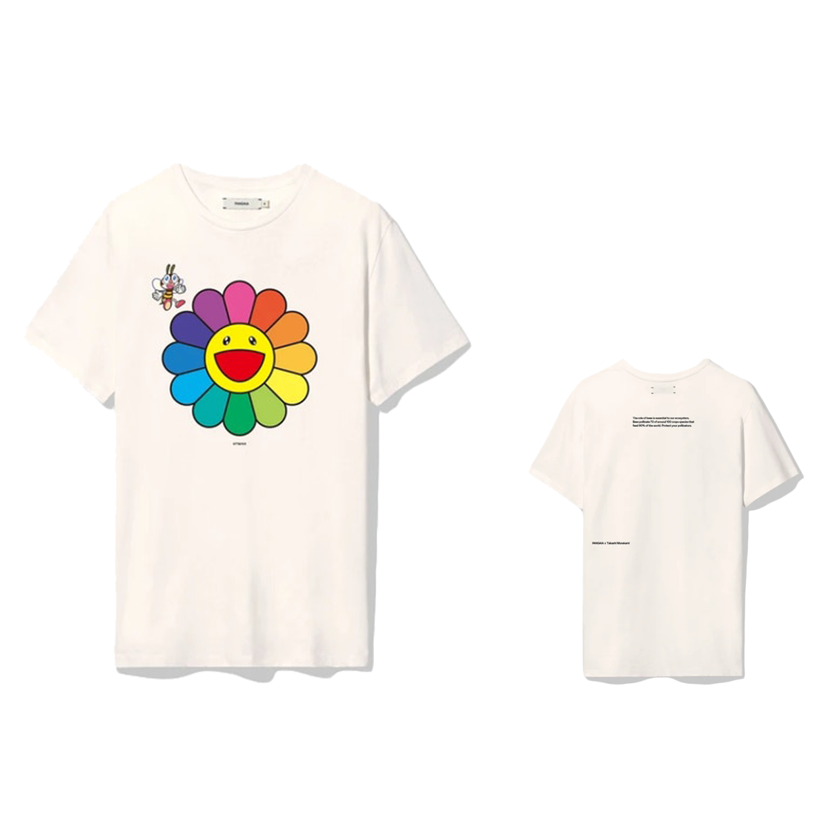 Takashi Murakami x PANGAIA Flower T-Shirt Off White (SS20) OFF WHITE sneaker – authenticated on KLEKT