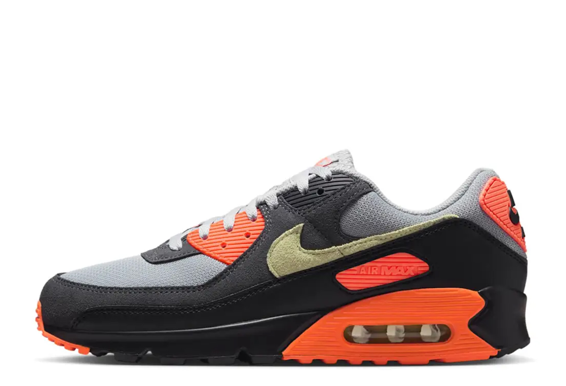 Nike Air Max 90 'Smoke Grey Hyper Crimson' (2025) RED sneaker – authenticated on KLEKT