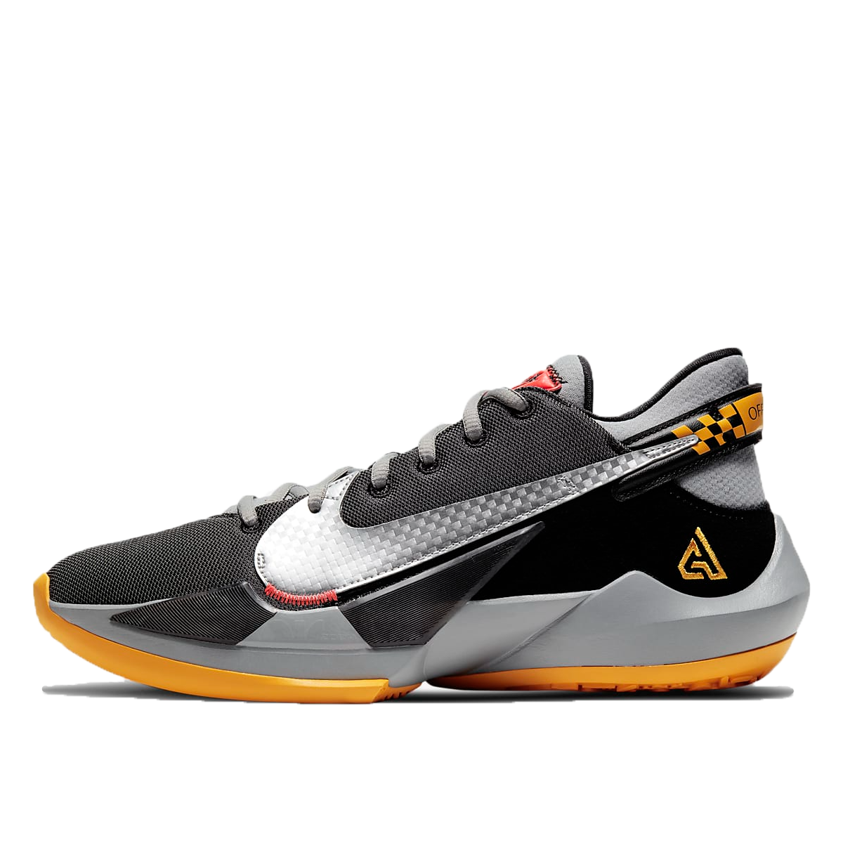Nike Zoom Freak 2 Taxi (2021) BLACK/METALLIC SILVER/UNIVERSITY GOLD/WHITE sneaker – authenticated on KLEKT