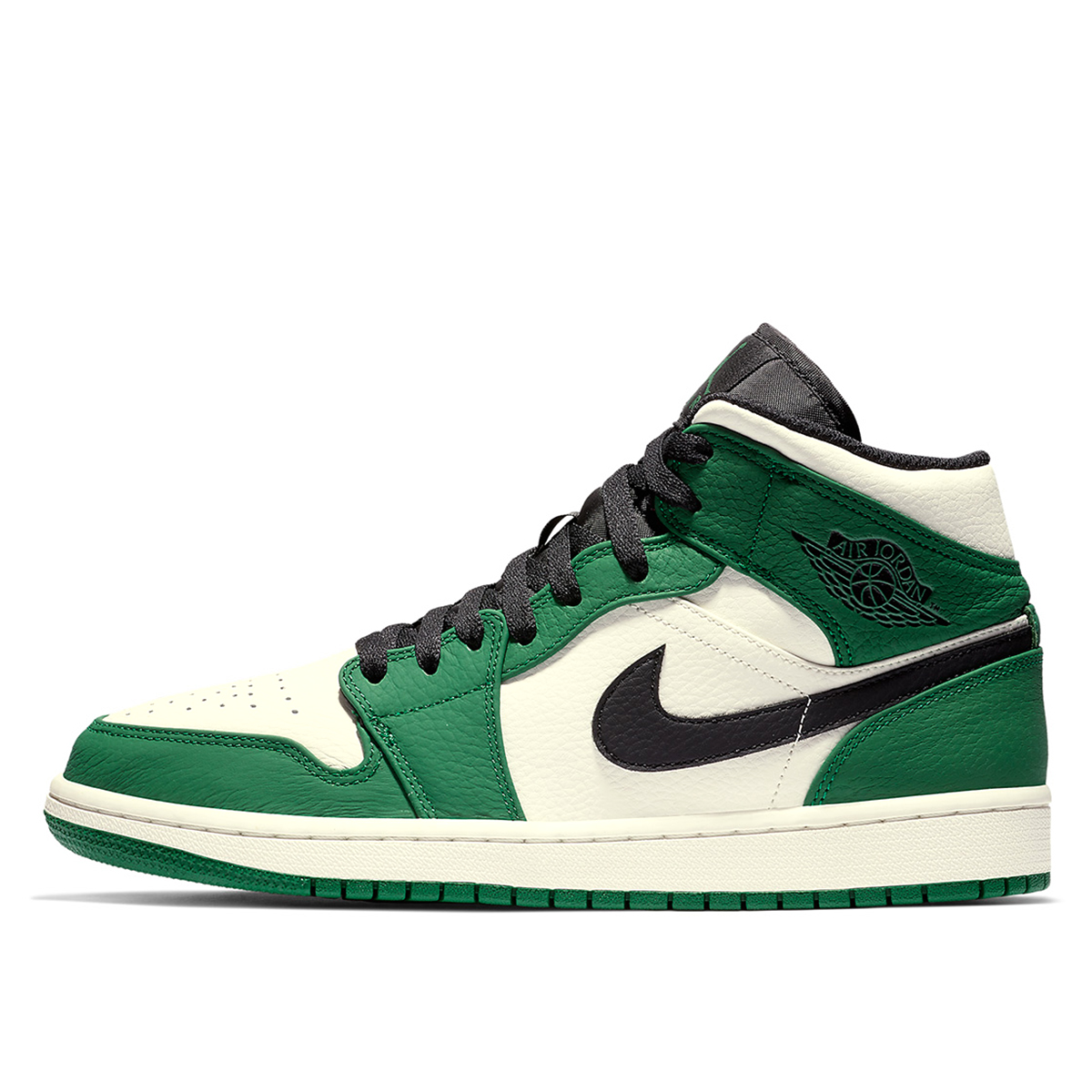 Air Jordan 1 Mid Pine Green (2018) sneaker – authenticated on KLEKT