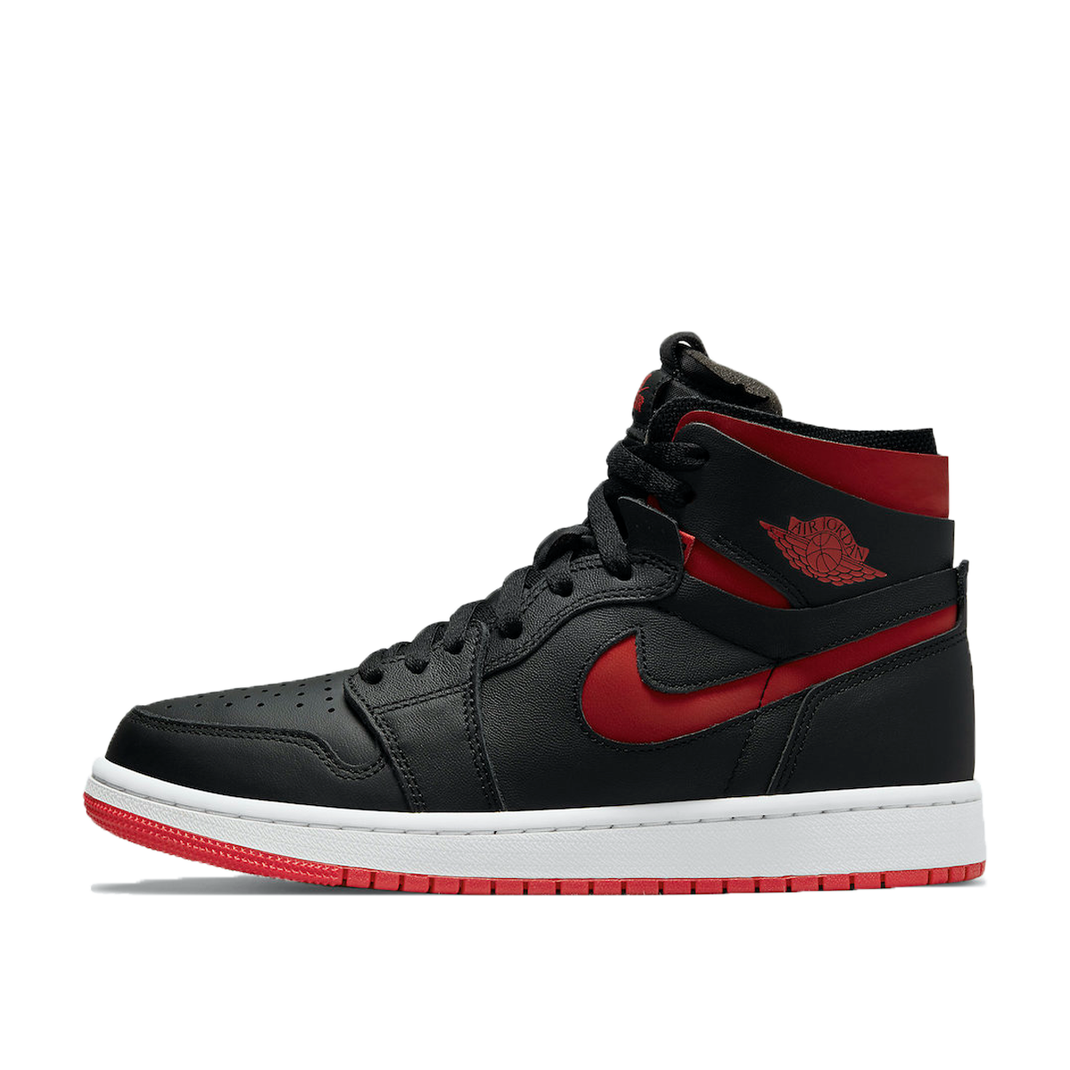 Air Jordan 1 Zoom CMFT WMNS Bred (2021) BLACK/UNIVERSITY RED/WHITE sneaker – authenticated on KLEKT