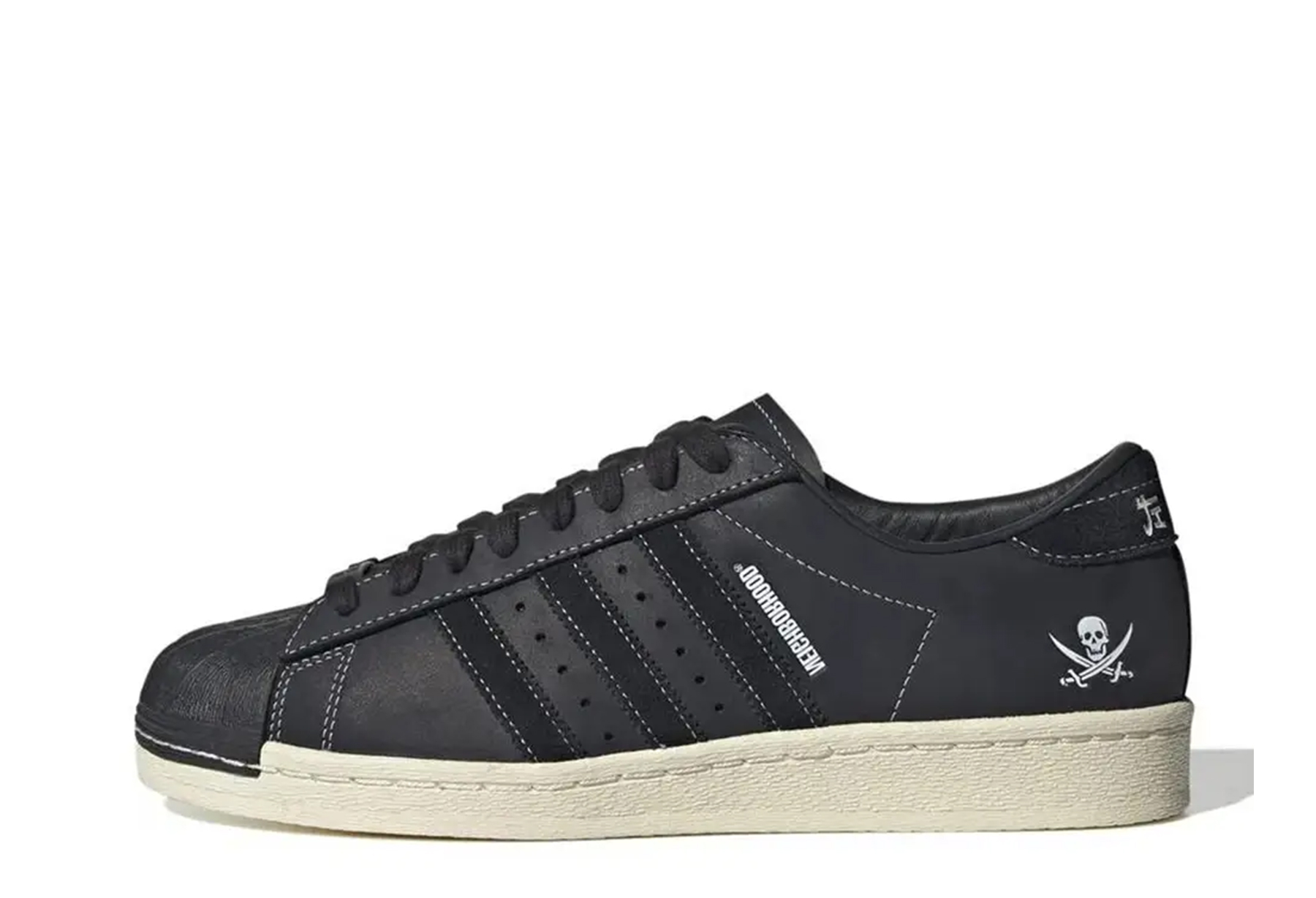 Adidas x Neighborhood Superstar Core 'Black' (2024) BLACK sneaker – authenticated on KLEKT