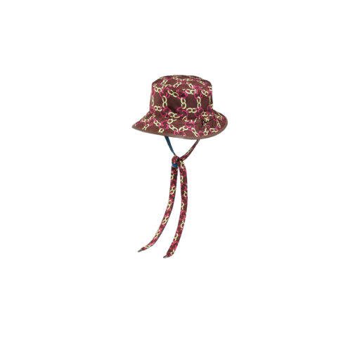 Luxury Gucci x The North Face Self Tie Nylon Hat Burgundy Multi/Silver-Tone (SS21)
