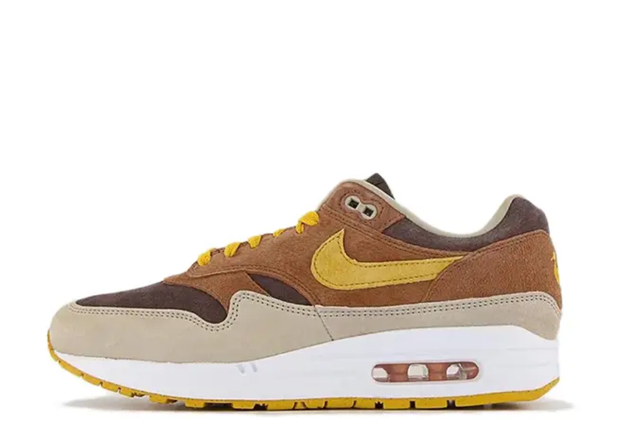 Nike Air Max 1 Premium ‘Pecan’ (2022) Pecan/Yellow Ochre/Baroque Brown sneaker – authenticated on KLEKT