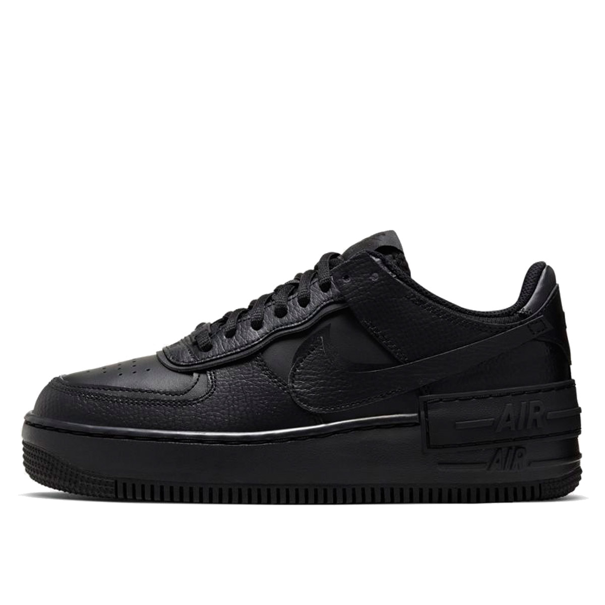 Nike Womens Air Force AF 1 Shadow Triple Black (2019) sneaker – authenticated on KLEKT