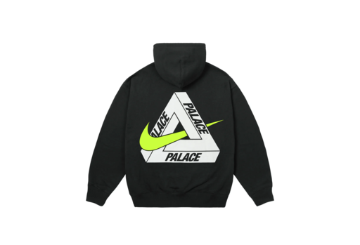 Palace x Nike Tri Swoosh Hood 'Black' (FW25) – authenticated on KLEKT