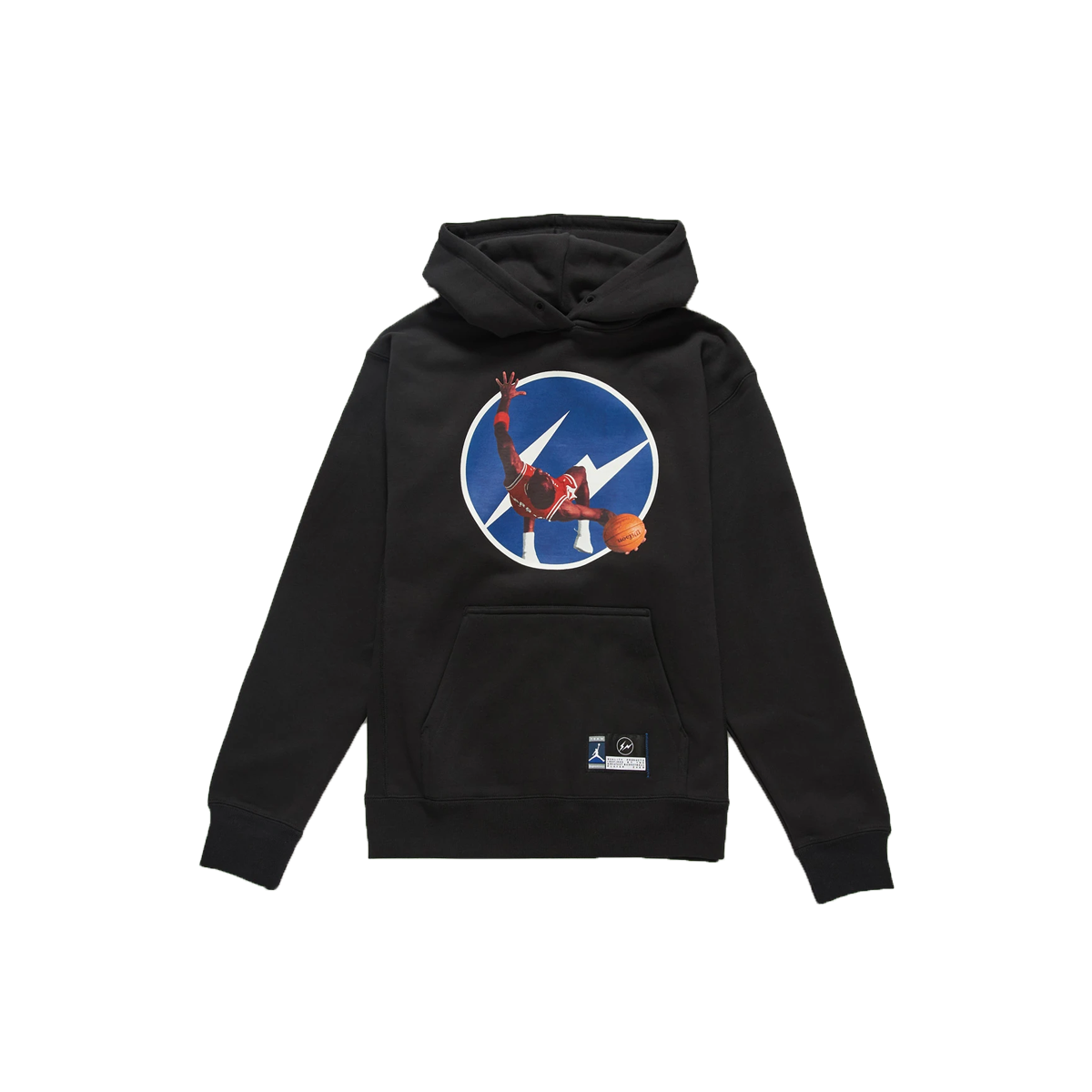 Air Jordan x Fragment Fleece Pullover Image Hoody Black (FW20) sneaker – authenticated on KLEKT