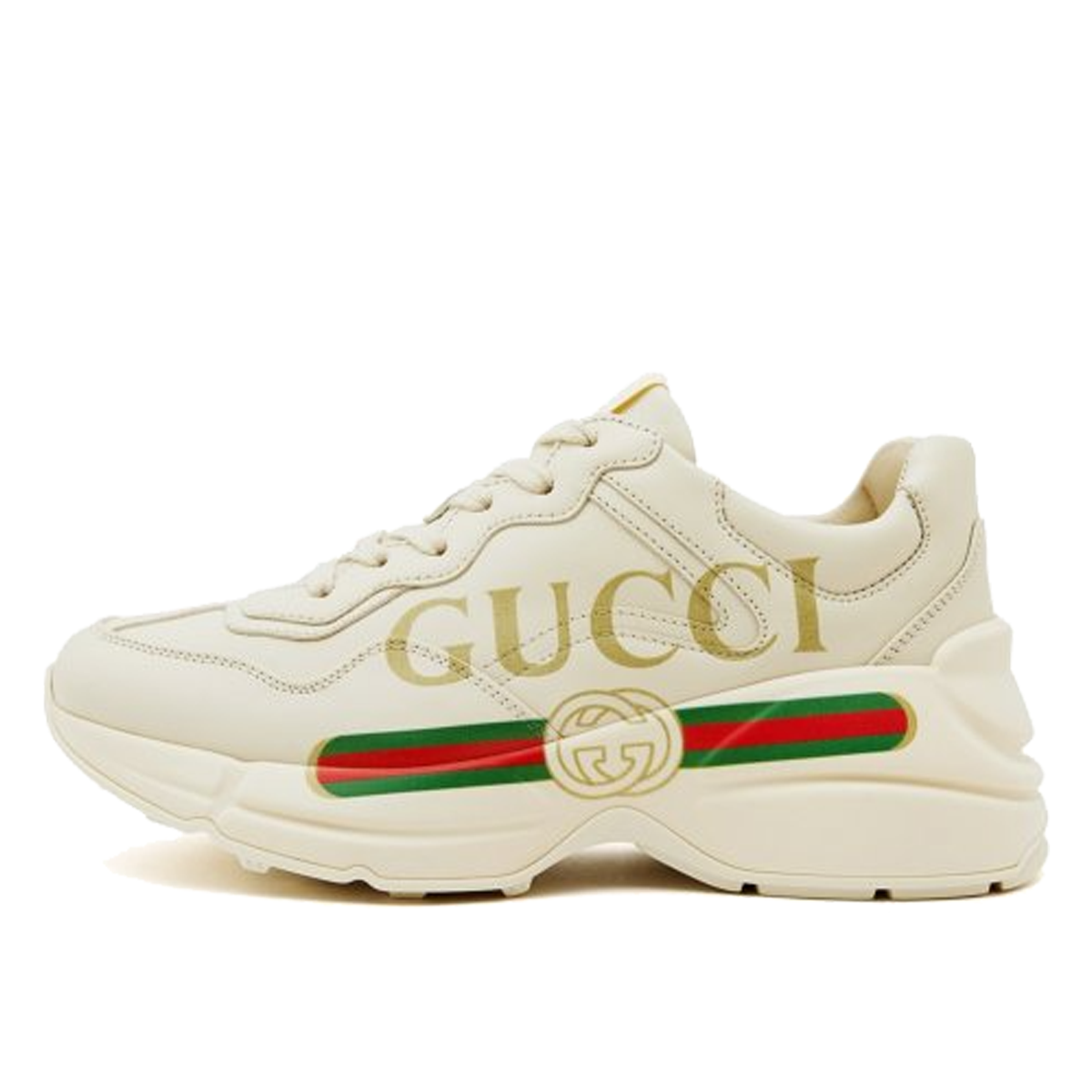Luxury Gucci Rhyton Vintage Logo WMNS IVORY sneaker – authenticated on KLEKT