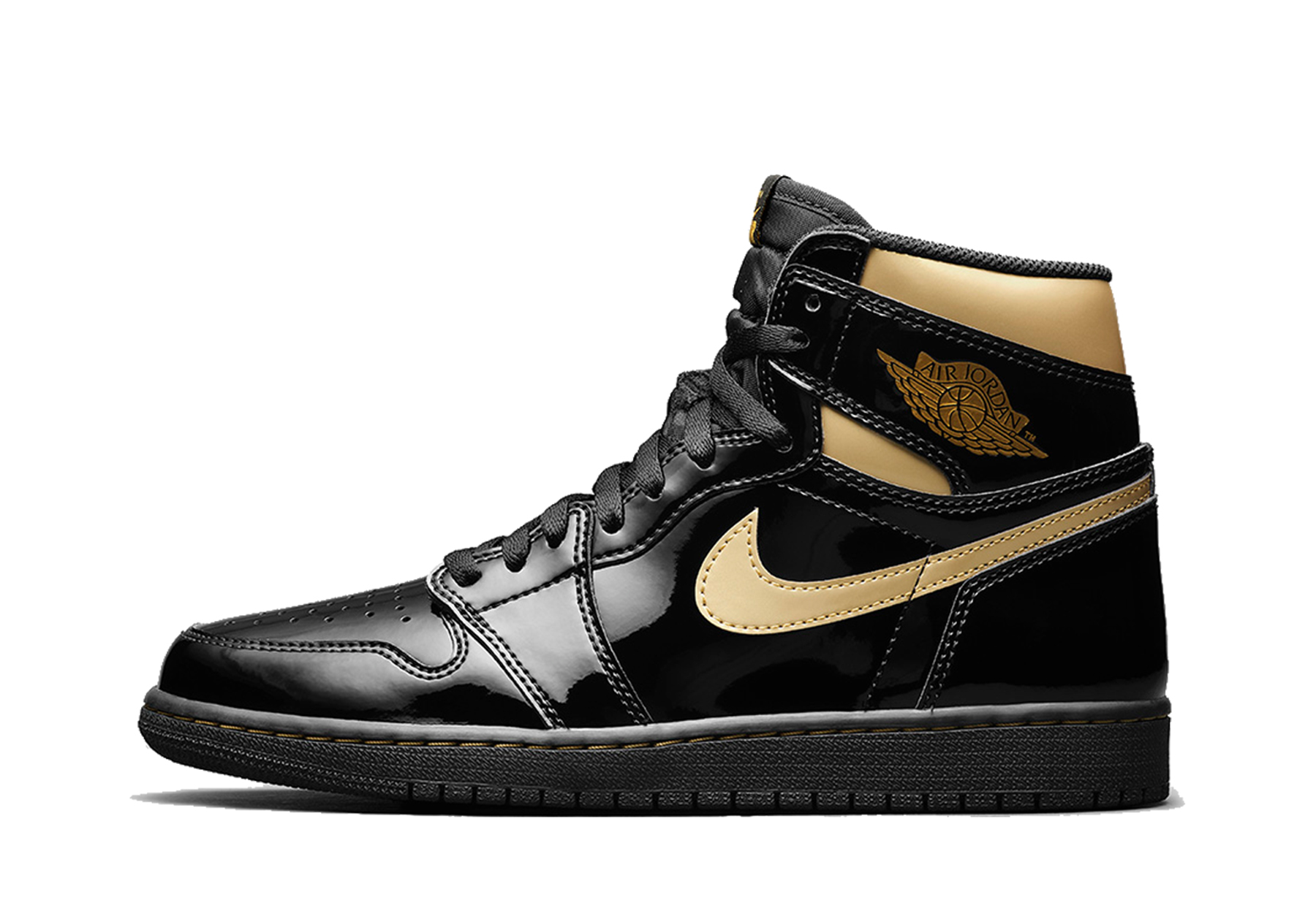 Air Jordan 1 Retro High 'Black Metallic Gold' (2020) sneaker – authenticated on KLEKT