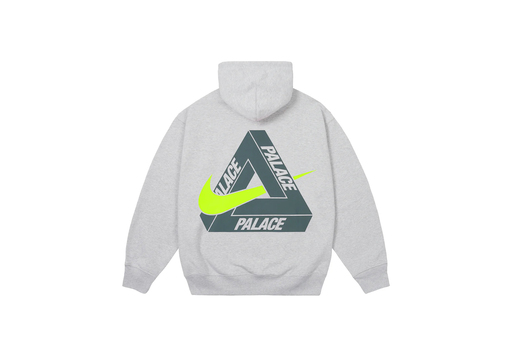 Palace x Nike Tri Swoosh Hood 'Grey Marl' (FW25) – authenticated on KLEKT