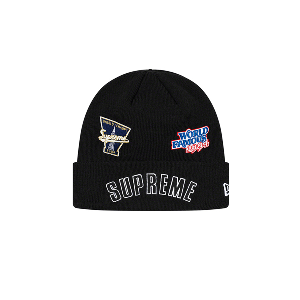 Supreme New Era Championship Beanie Black (FW19) Black sneaker – authenticated on KLEKT