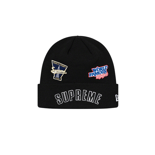 Supreme New Era Championship Beanie Black (FW19)