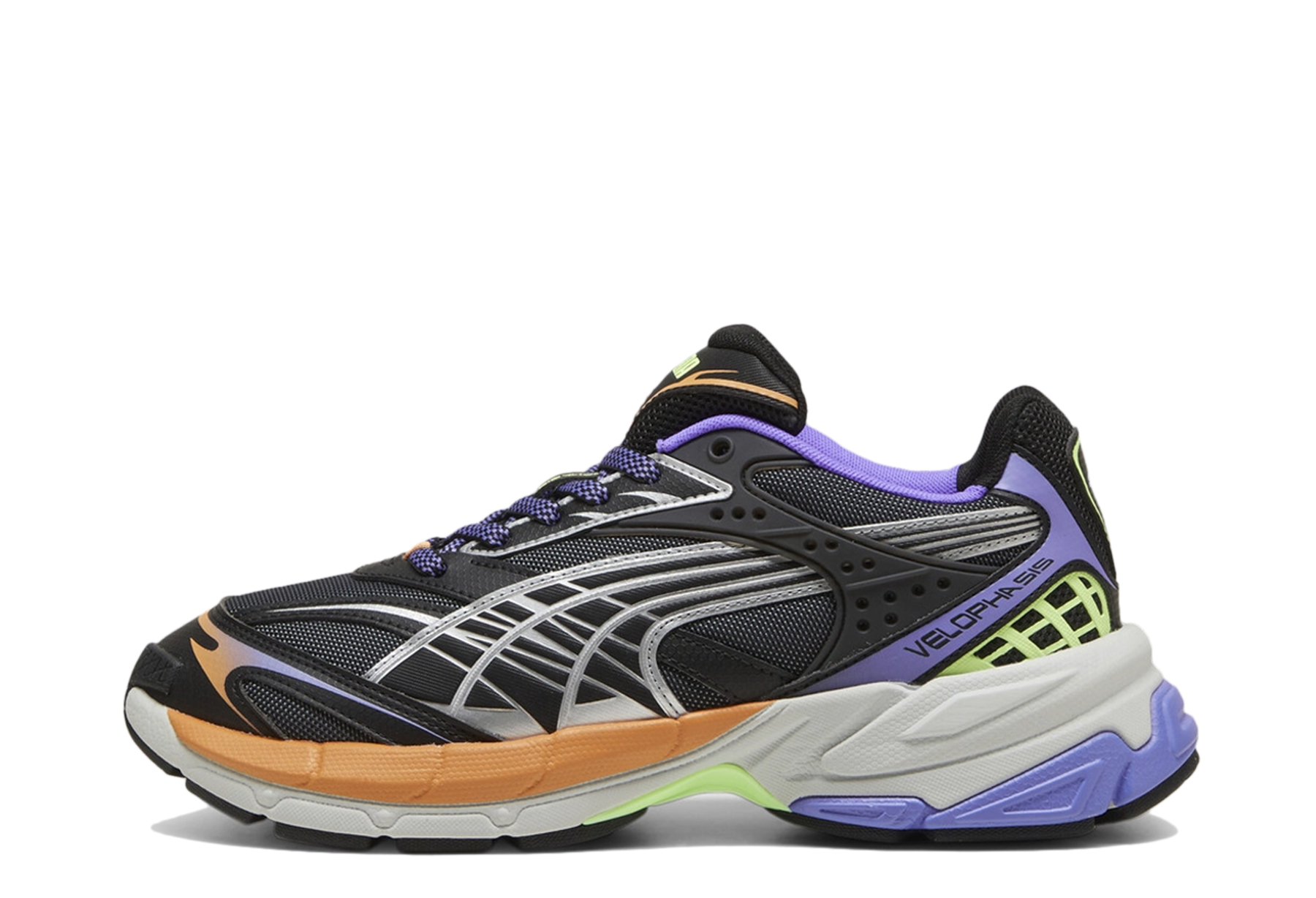 Puma Velophasis 'Orange & Purple' (2024) Black/Orange/Purple sneaker – authenticated on KLEKT