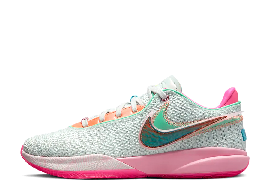 Nike LeBron 20 Time Machine (2022) Barely Green/Multi-Color-Medium Soft Pink sneaker – authenticated on KLEKT