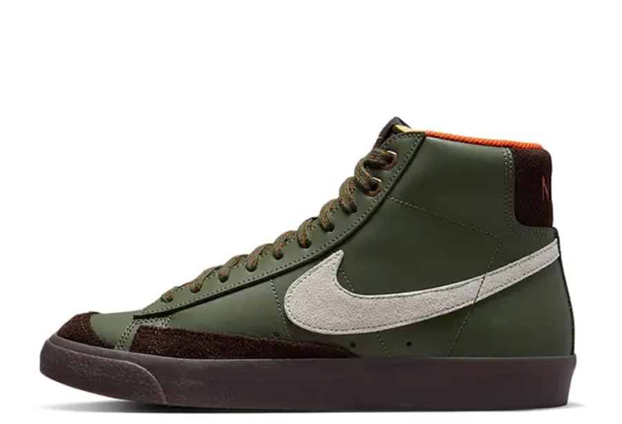 Nike Blazer Mid 77 Vintage Army Olive (2022) Army Olive/Summit White/Campfire Orange sneaker – authenticated on KLEKT