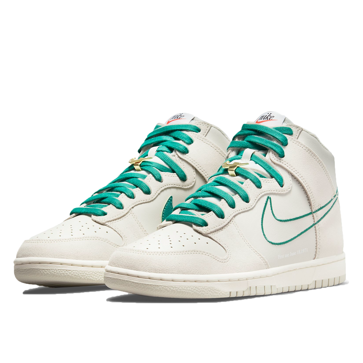 Nike Dunk High SE 'Light Bone Green Noise' - First Use (2021) Light Bone/Light Bone/Sail/Green Noise sneaker – authenticated on KLEKT