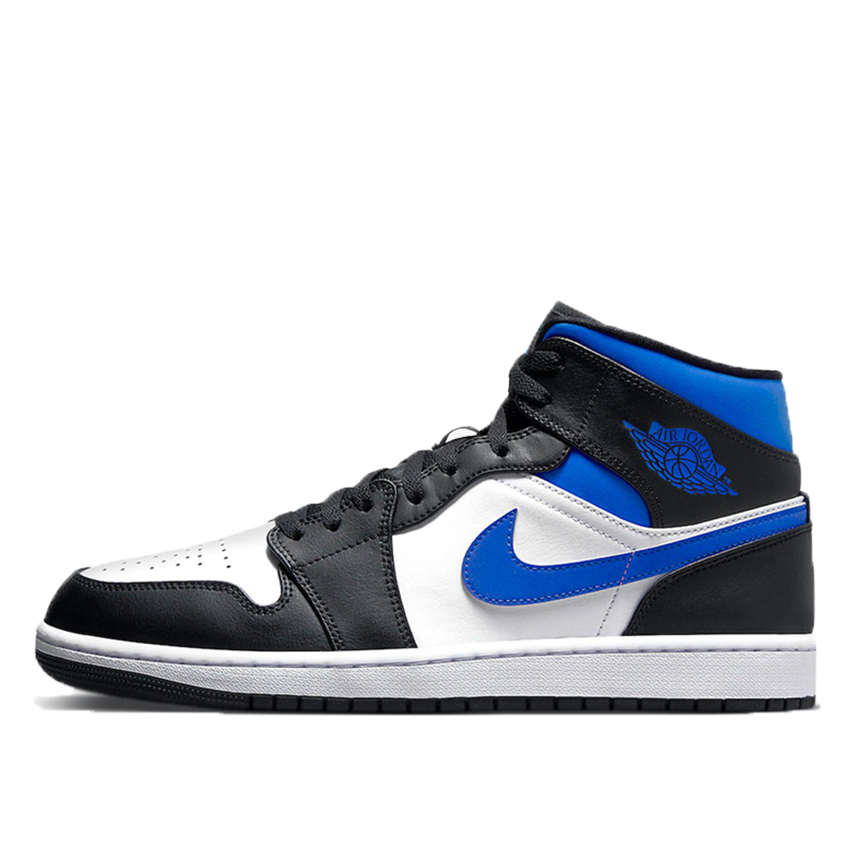 Air Jordan 1 Mid 'Black White Royal Blue' (2021) BLACK/WHITE/ROYAL sneaker – authenticated on KLEKT