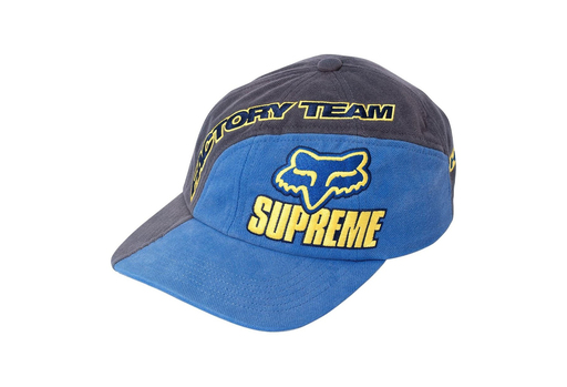 Supreme x Fox Racing 6-Panel 'Navy' (FW25) – authenticated on KLEKT