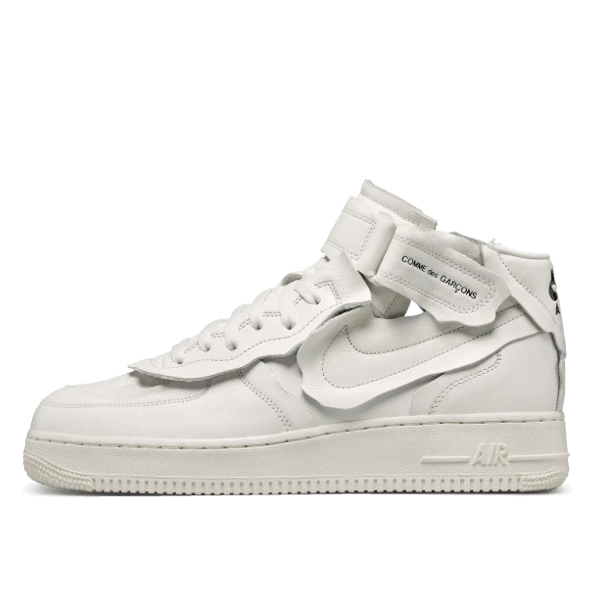 Nike Air Force 1 Mid Comme des Garcons White (2020) sneaker – authenticated on KLEKT