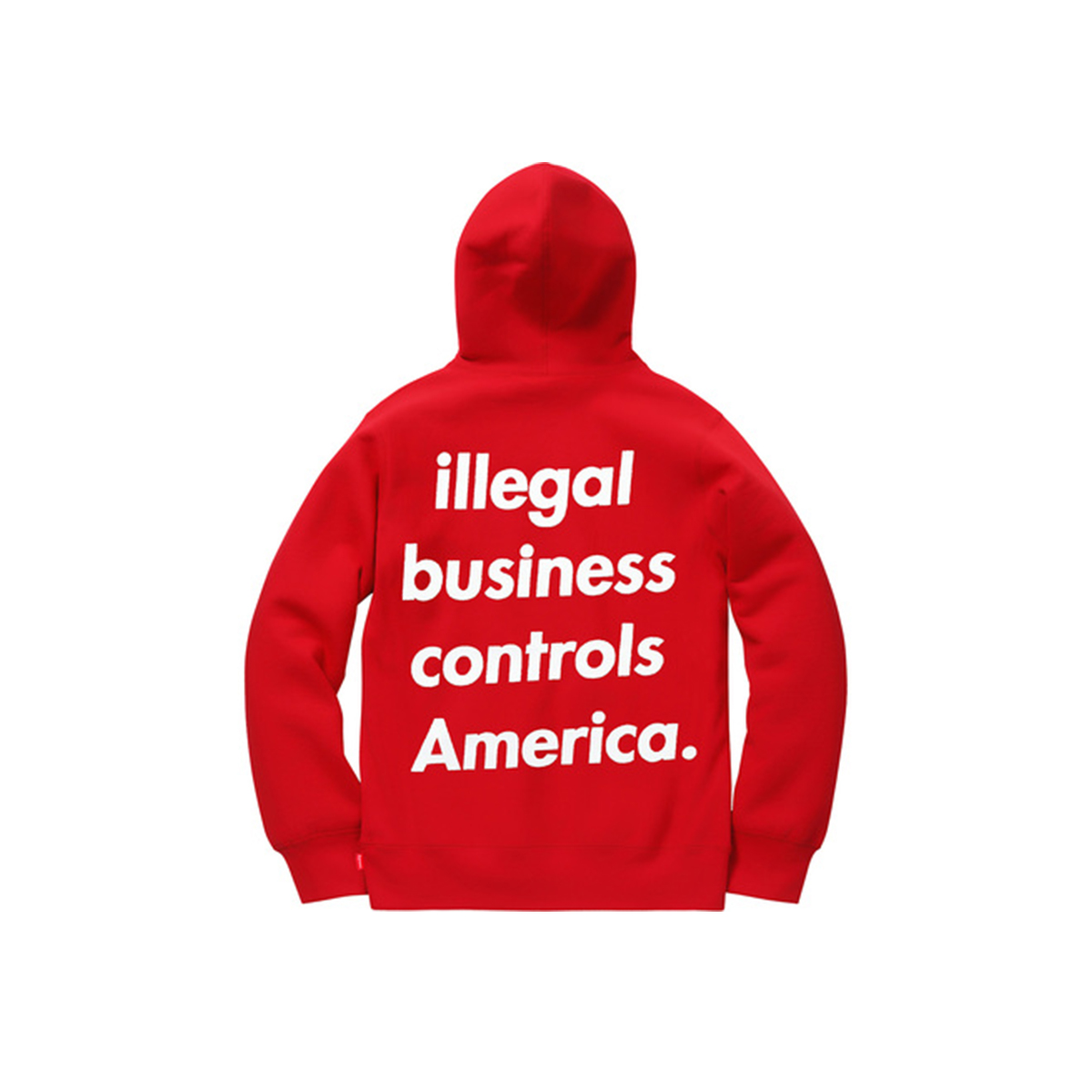 Supreme Illegal Business Hooded Sweatshirt Red (SS18) sneaker – authenticated on KLEKT