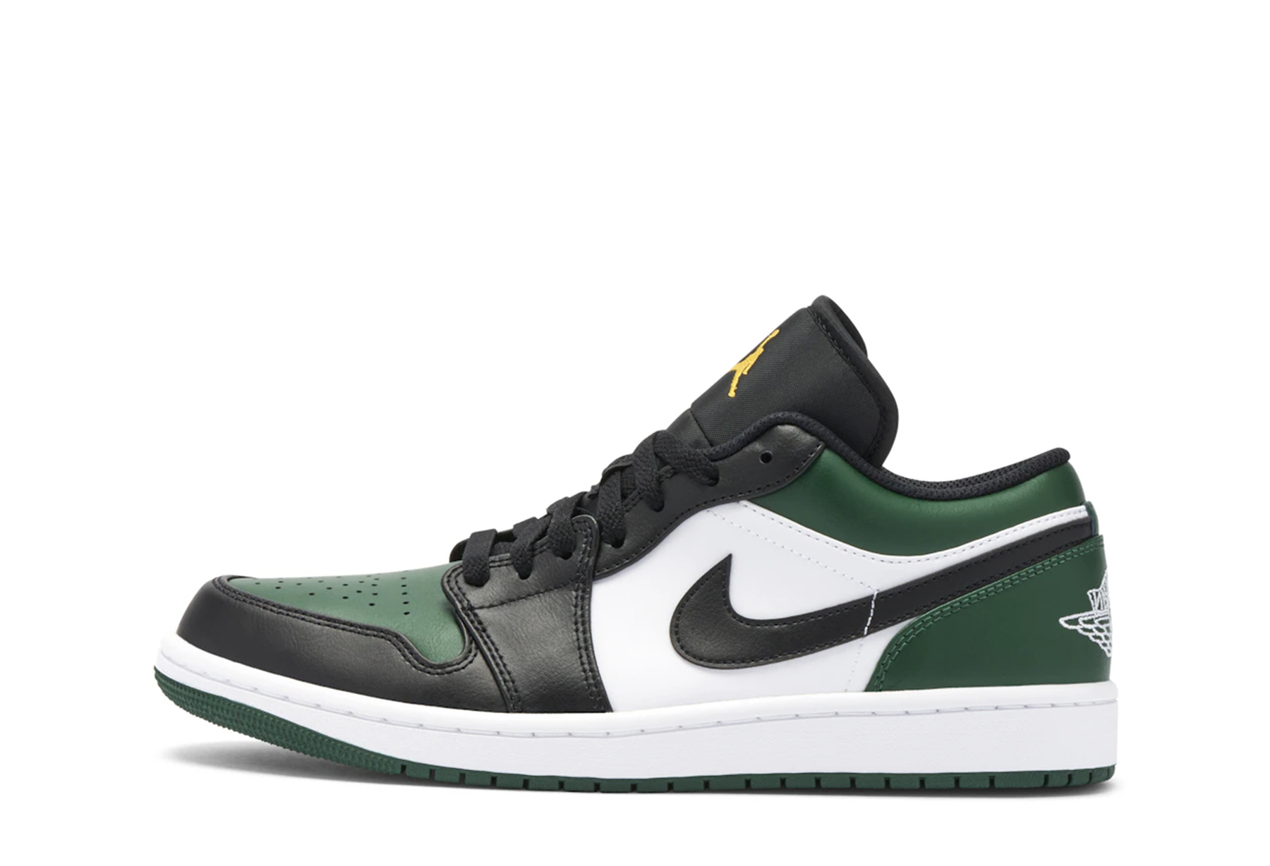 Air Jordan 1 Low 'Green Toe' (2021) NOBLE GREEN/WHITE/BLACK/POLLEN sneaker – authenticated on KLEKT