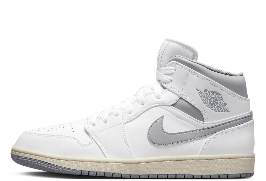 Air Jordan 1 Mid Neutral Grey (2022) White/Grey sneaker – authenticated on KLEKT