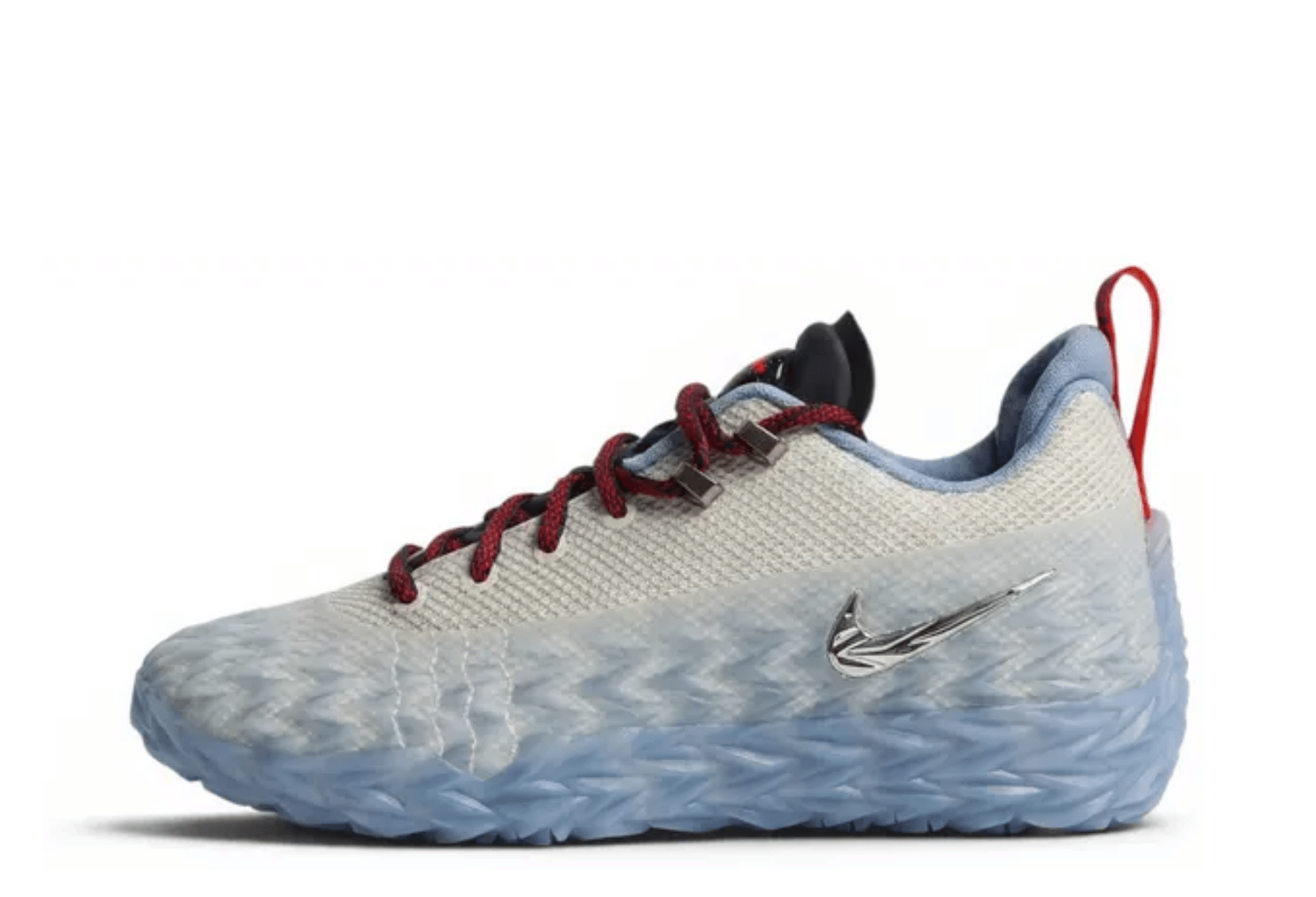 Nike x Cade Cunningham S.T. Charge PE 'Detroit Tough' (2026) SAIL/METALLIC SILVER-THUNDER BLUE-ALUMINUM-LIGHT CRIMSON-BRIGHT CRIMSON sneaker – authenticated on KLEKT