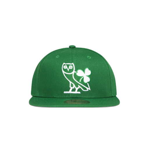 Ovo x NBA Celtics New Era 59Fifty Fitted Hat Green (FW21)