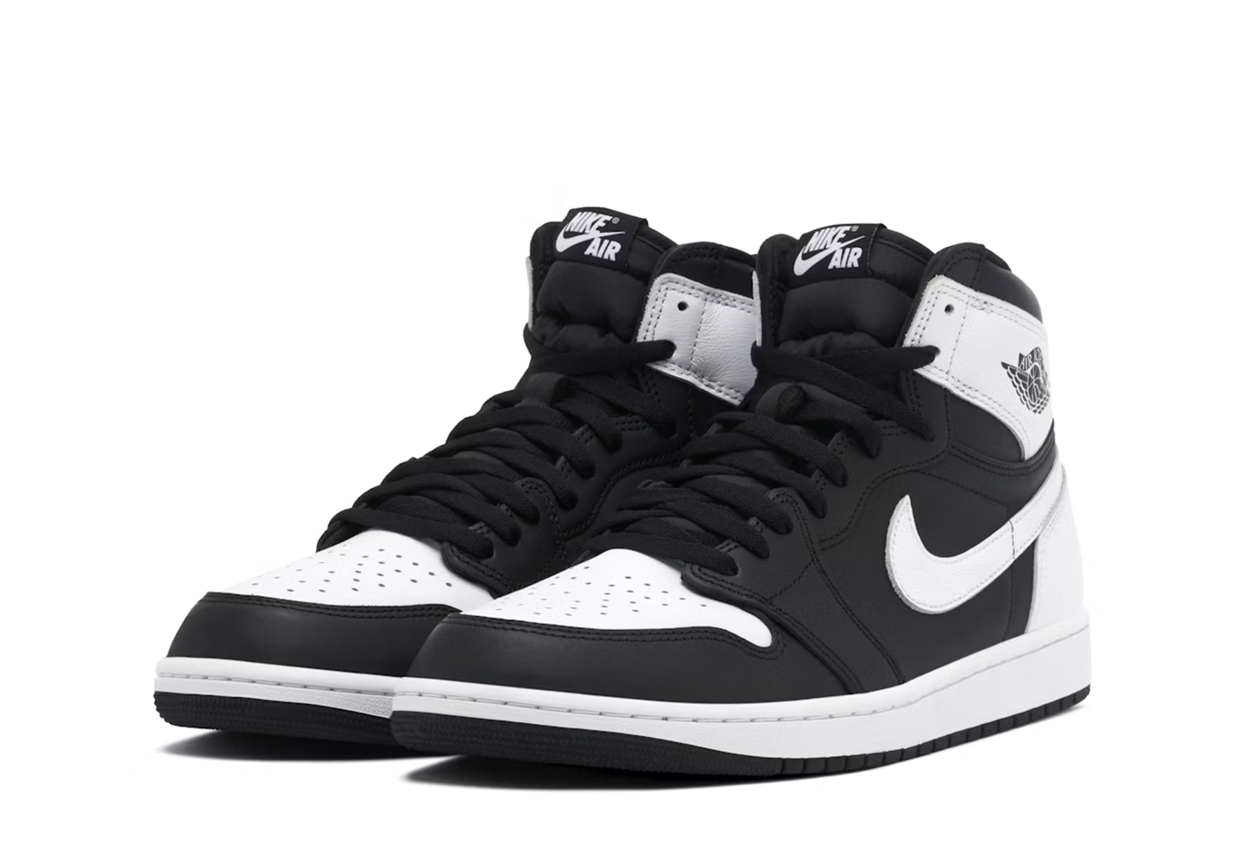 Air Jordan 1 Retro High OG 'Reverse Panda' (2024) Black/White sneaker – authenticated on KLEKT