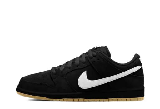 Nike SB Dunk Low Pro 'Black Suede White' (2025)