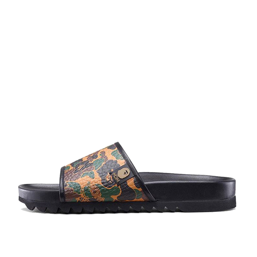 Brands Other x MCM Leather BAPE Slides Camo (2019)