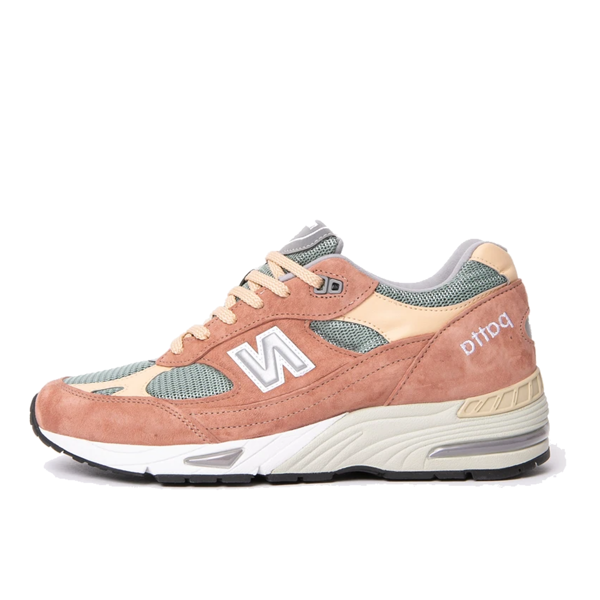 New Balance 991 Patta Dusty Pink/Light Petrol (SS21) sneaker – authenticated on KLEKT