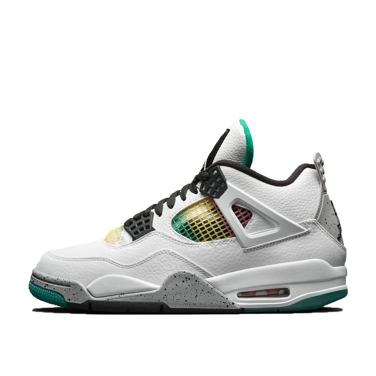 Air Jordan 4 WMNS 'RastaUniversity Red Lucid Green' (2020) sneaker – authenticated on KLEKT