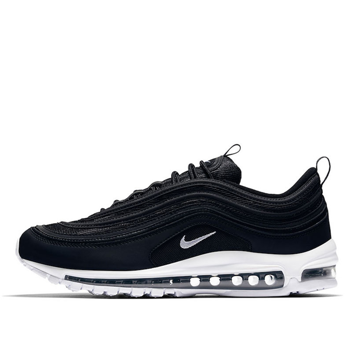 Nike Air Max 97 Black/White White Swoosh sneaker – authenticated on KLEKT