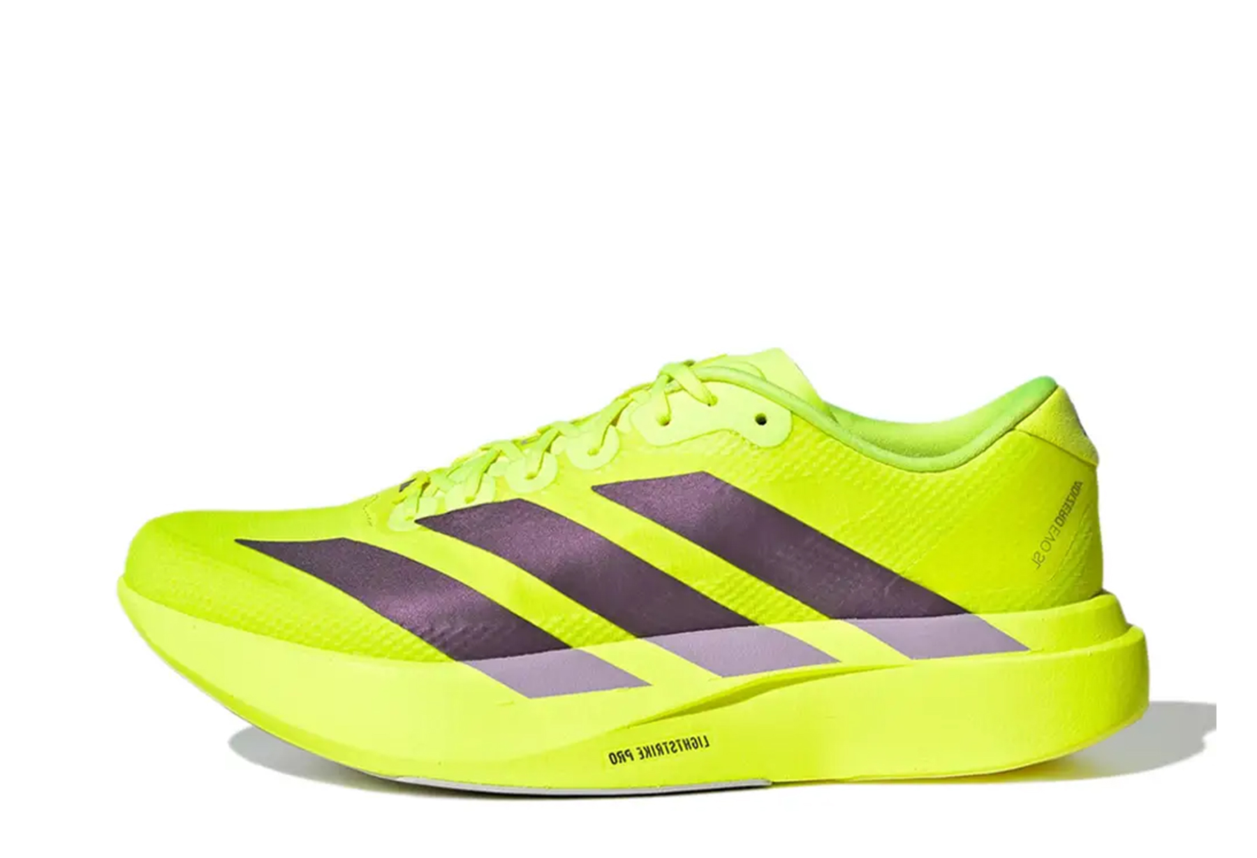 Adidas Adizero EVO SL 'Solar Yellow Plum' (2026) GREEN sneaker – authenticated on KLEKT
