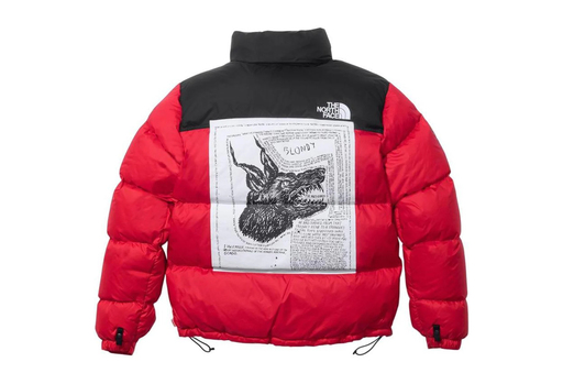 The North Face x Supreme Nuptse Jacket 'Red' (FW24) – authenticated on KLEKT