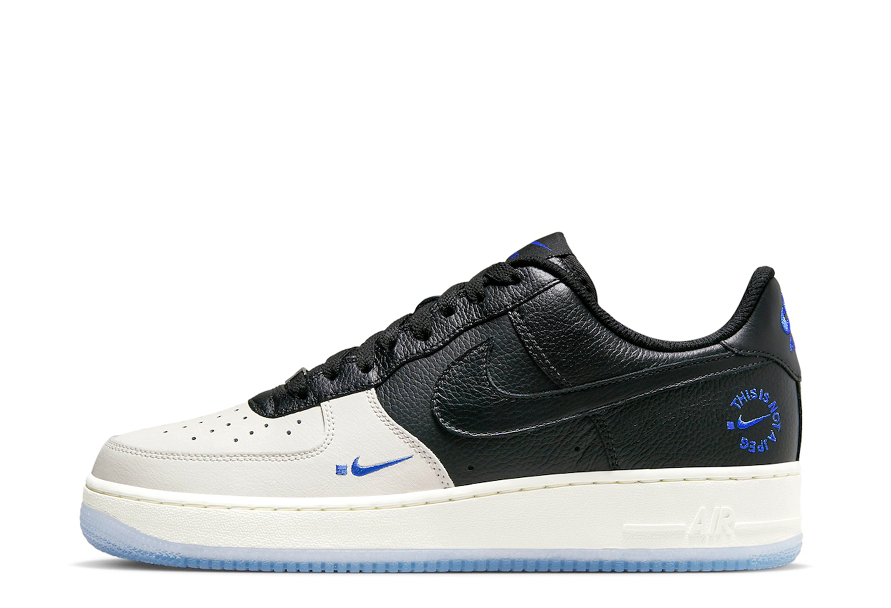 Nike Air Force 1 Low 'Tinaj' (2023) Black/Black-Sail sneaker – authenticated on KLEKT