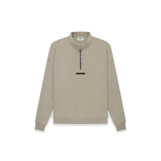 Fear Of God ESSENTIALS Mockneck Half Zip Moss (SS21)