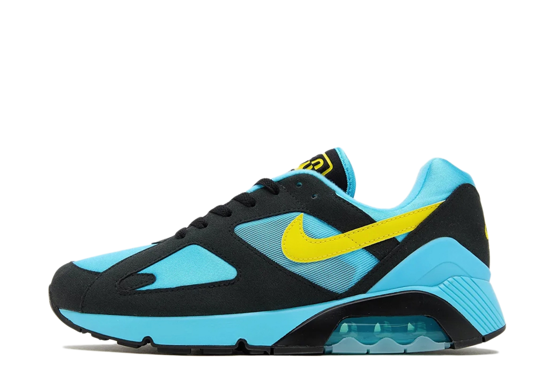 Nike Air Max 180 'Baltic Blue' - size? Exclusive (2024) Black/Baltic Blue/Lightning sneaker – authenticated on KLEKT