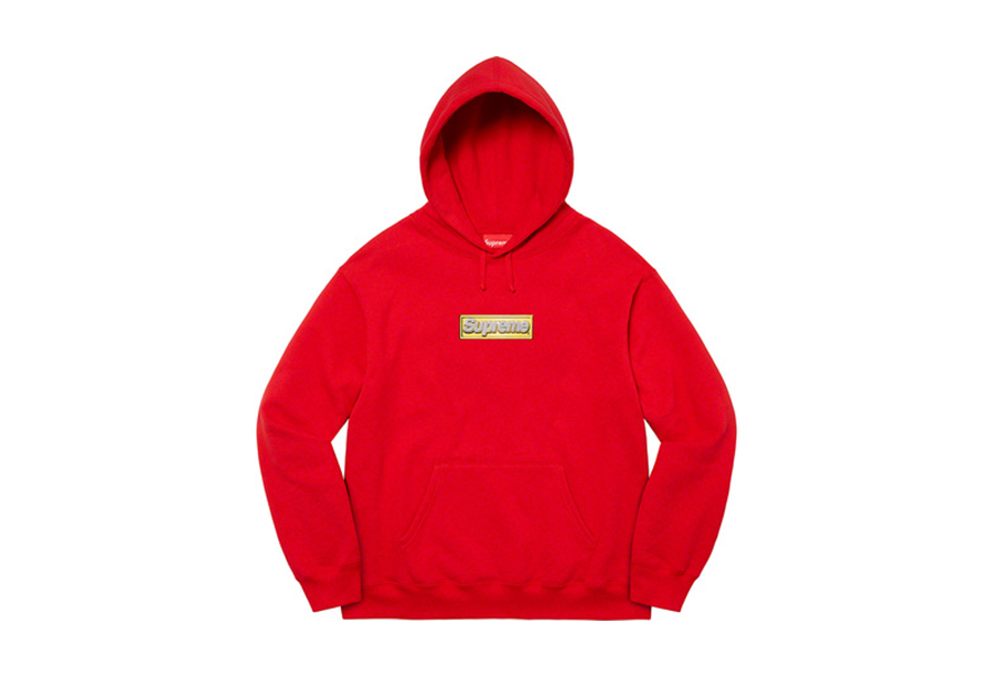 Supreme Bling Box Logo Hooded Sweatshirt Red (SS22) RED sneaker – authenticated on KLEKT