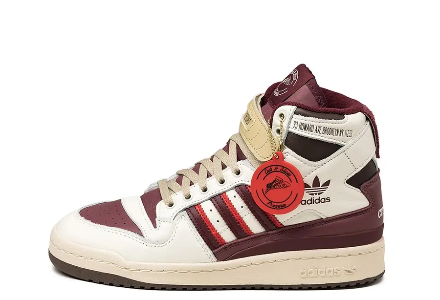 Adidas Forum High 'Cuts & Slices' (2022) WHITE/RED sneaker – authenticated on KLEKT