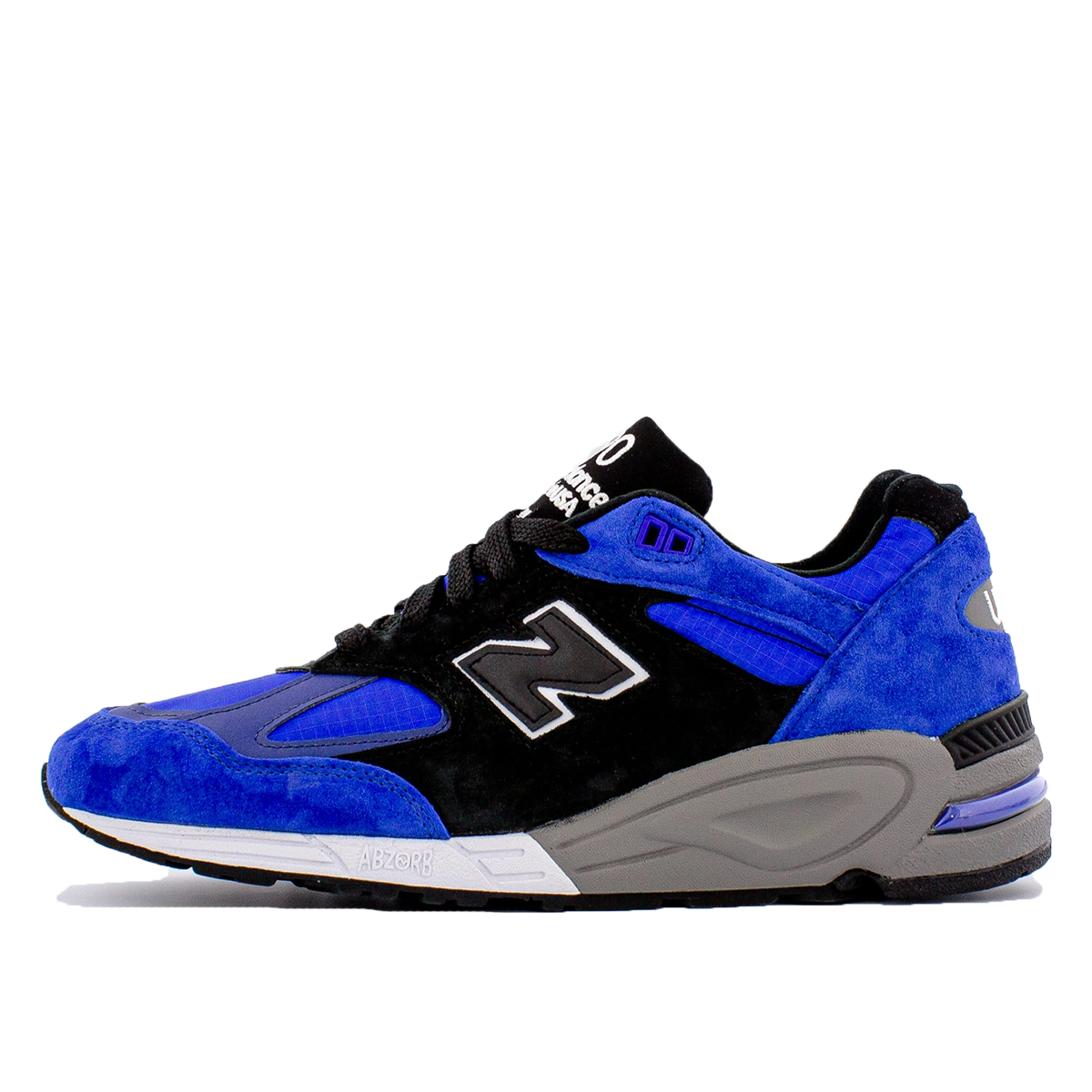 New Balance 990v2 Made In The USA Blue (2021) BLACK/BLUE/WHITE sneaker – authenticated on KLEKT